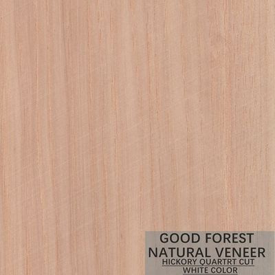 প্রাকৃতিক Hickory কাঠ ব্যহ্যাবরণ ডবল রঙ জনপ্রিয় ক্যাবিনেট কাঠ ব্যহ্যাবরণ FSC