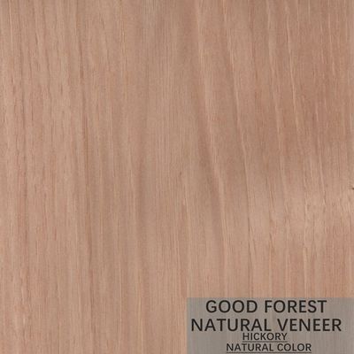 প্রাকৃতিক Hickory কাঠ ব্যহ্যাবরণ ডবল রঙ জনপ্রিয় ক্যাবিনেট কাঠ ব্যহ্যাবরণ FSC