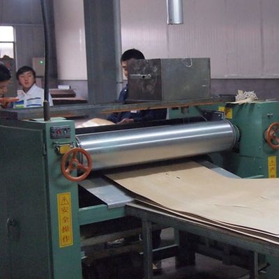 ISO ডেকোরেশন 3100mm ইঞ্জিনিয়ারড উড ব্যহ্যাবরণ অস্বাভাবিক উইং এক্সোটিক গ্রেইন গ্রে কালার