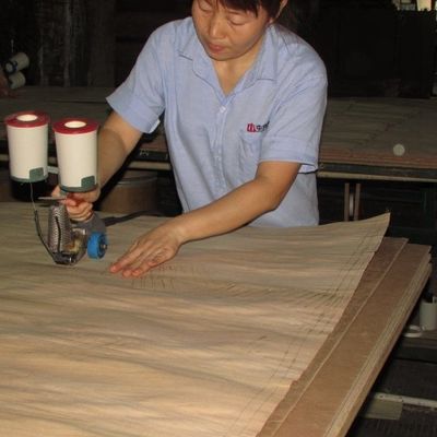 অভিনব Koto ব্যহ্যাবরণ পাতলা পাতলা কাঠ / Mdf / কণা বোর্ড দরজা এবং আসবাবপত্র জন্য পেইন্ট-মুক্ত প্যানেল ভাল দাম চায়না কারখানা