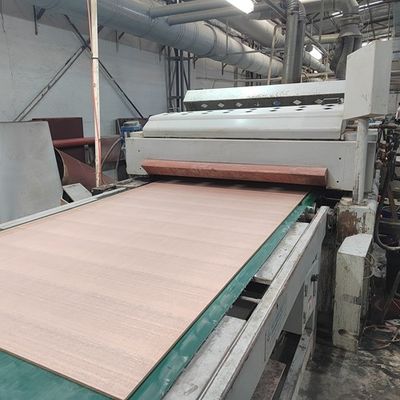 ফেসড ন্যাচারাল হিকরি উড ব্যহ্যাবরণ বিশেষ বাইকলার স্ট্রেইট গ্রেইন 2440 / 2745 মিমি