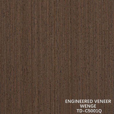 Recon Wenge কাঠের ফিনিয়ার সূক্ষ্ম-লাইন বেধ 0.15-1.8mm অভ্যন্তরীণ দরজা এবং উইন্ডোজ জন্য ফিরে fleeced