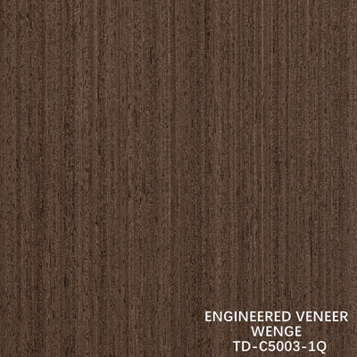 Recon Wenge কাঠের ফিনিয়ার সূক্ষ্ম-লাইন বেধ 0.15-1.8mm অভ্যন্তরীণ দরজা এবং উইন্ডোজ জন্য ফিরে fleeced
