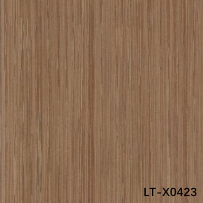 উচ্চ-শেষ ইঞ্জিনিয়ারিং কাঠের ভিনিয়ার লতি LT-X0423 ইনডোর সজ্জা জন্য ফ্যান্সি প্যানেল জন্য সোজা বাদামী 0.15-0.55mm