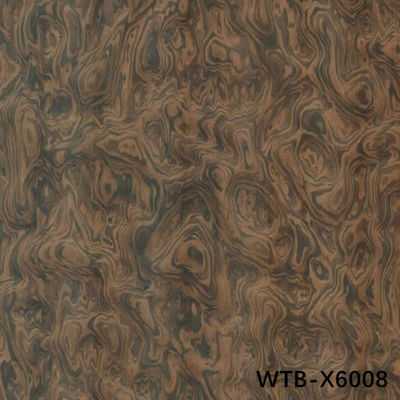 ইউরোপীয় ওয়ালনট বুরল 0.35-0.52 মিমি WTB-X6008 এর পরিবর্তিত কাঠের ফিনিয়ার শিপিং এবং ইয়ট জন্য ফিরে fleeced