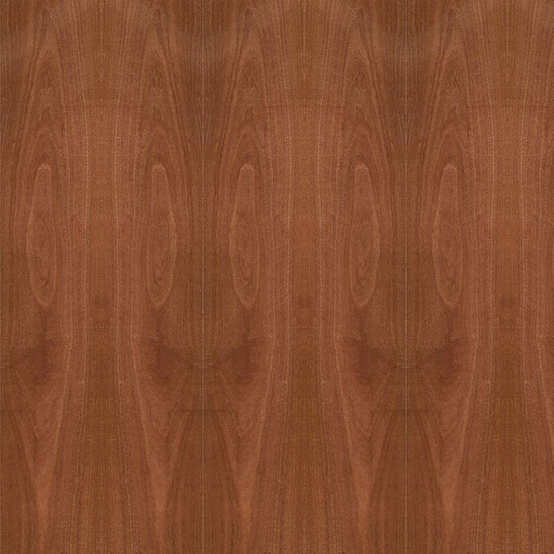 অভিনব পাতলা পাতলা কাঠ প্রাকৃতিক Sapele কাঠ ব্যহ্যাবরণ ক্রাউন শস্য 5 / 9 / 12 / 15 / 18 / 25 / 30 মিমি