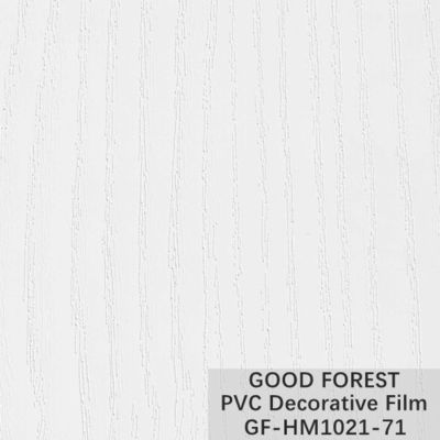ফোস্কা অনমনীয় পিভিসি ফিল্ম আলংকারিক কাঠের শস্য বিশুদ্ধ রঙ 71